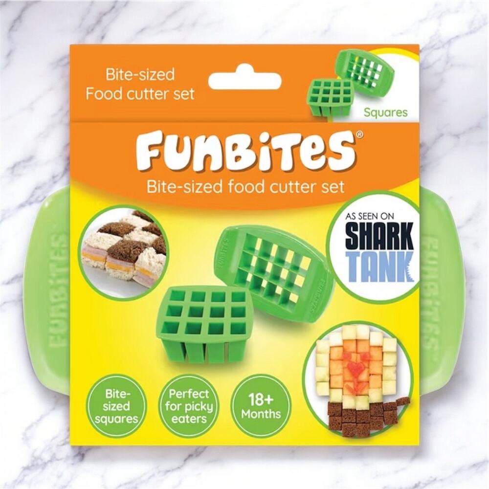 Funbites Food Cutter, Sandwich Cutter for Kids